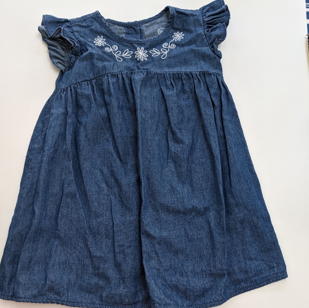 Wonder Nation, Little girls summer denim dress. SZ 2T